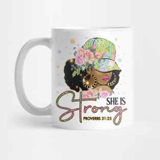 She is strong Mug